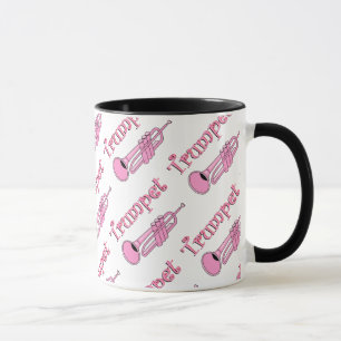 Pink Trumpet Mug