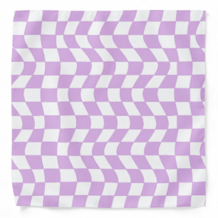 Pink Tufted Pattern Pet Name Bandana