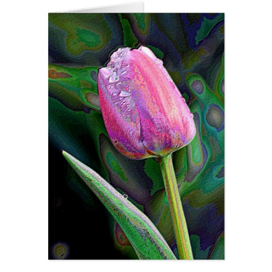 Pink Tulip Enhanced Cards (Front)