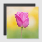 Pink Tulip Floral Art Print (Front/Back)