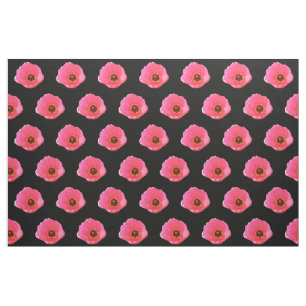 Pink Tulip Floral Patterned Fabric