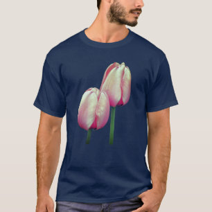 Pink Tulip Flowers T-Shirt