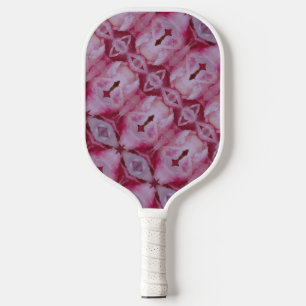 Pink Tulip Ikat 4 Pickleball Paddle