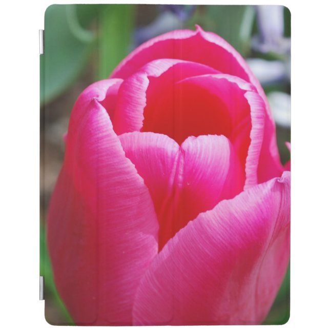 Pink Tulip iPad Smart Cover (Front)