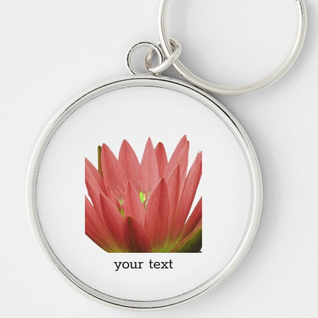 Pink Tulip Keychain (Front)
