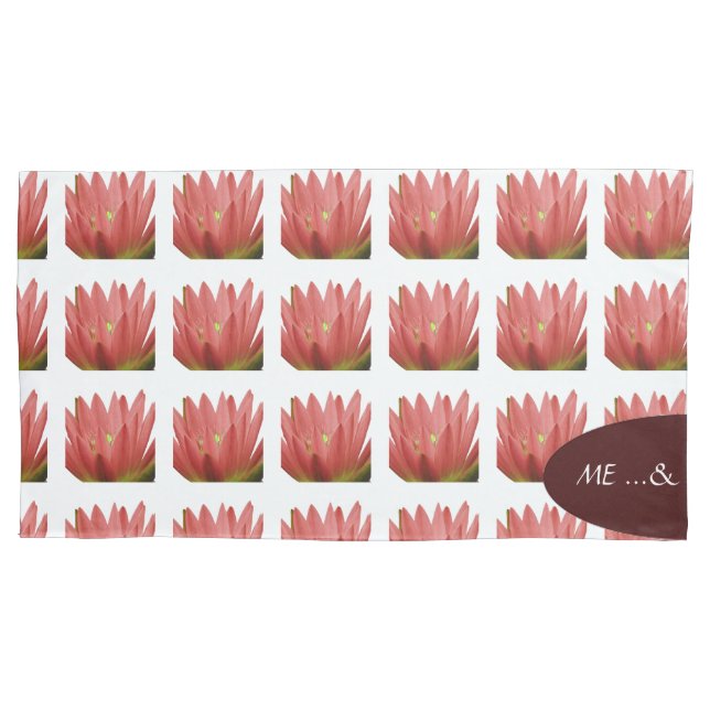 Pink Tulip Pillow Case (Front-Left)