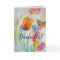 Pink Tulip Tulips Floral Flowers Watercolor Card