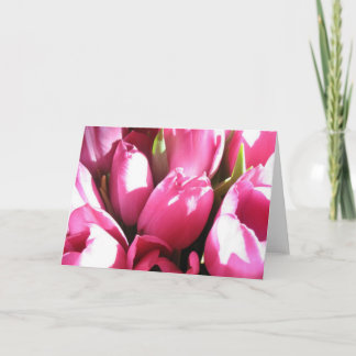 Pink Tulips Card