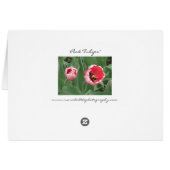 "Pink Tulips" Cards (Back Horizontal)