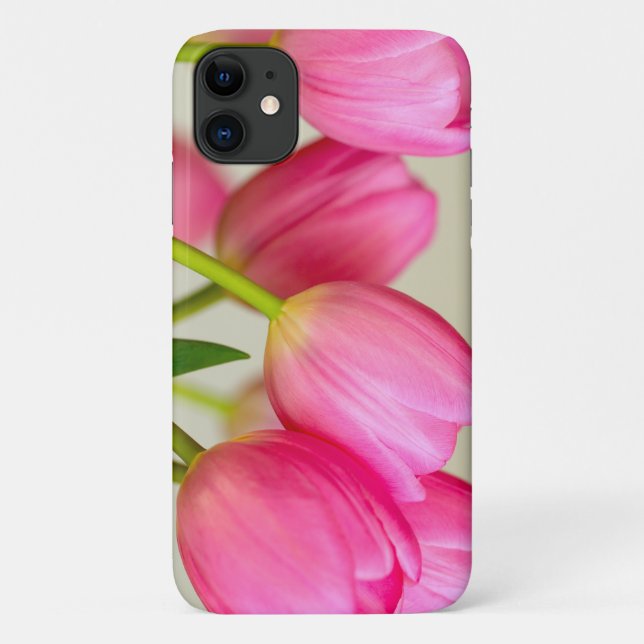 Pink Tulips Case-Mate iPhone Case (Back)