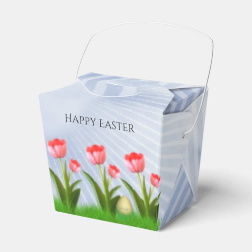 Pink Tulips Floral Photography  Easter Egg Favor Boxes