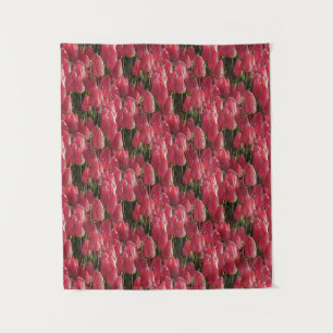 Pink Tulips Floral Tapestry