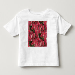 Pink Tulips Floral Toddler T-shirt
