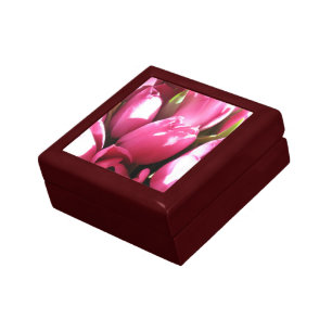 Pink Tulips Flower Gift Box
