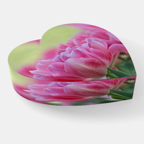 Pink Tulips In Bloom Paperweight