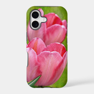 Pink Tulips iPhone 17 Case