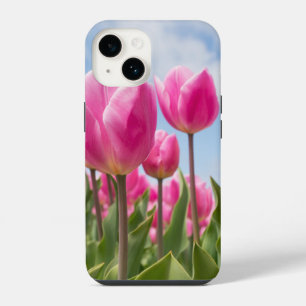 Pink Tulips iPhone Case – Floral Nature Aesthetic