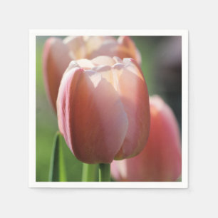 Pink Tulips Napkins