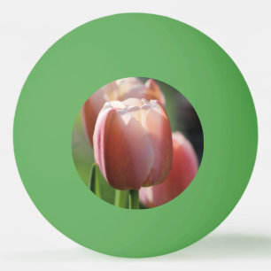 Pink Tulips Ping Pong Ball