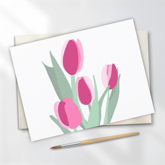 Pink Tulips Postcard (Creator Uploaded)