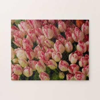 Pink Tulips Puzzle by GetArtFACTORY at Zazzle
