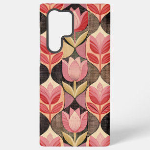 Pink Tulips Samsung Galaxy S22 Ultra Case