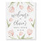 Pink Tulips Script Bridal Shower