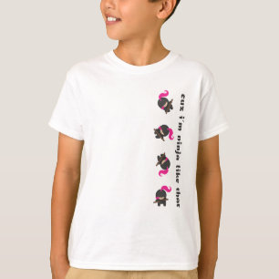 Pink Tumbling Ninja T-Shirt