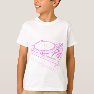 Pink Turntable T-Shirt