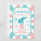 Pink | Turquoise Carnival Party Big Top Birthday