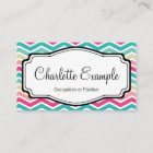 Pink Turquoise Chevron Personal