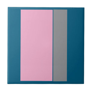 Pink Turquoise CottonCandy Ceramic Tile