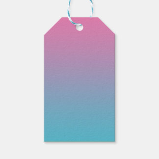 Pink & Turquoise Ombre Gift Tags