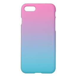 Pink & Turquoise Ombre iPhone 8/7 Case
