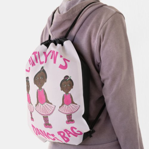 Pink Tutu Ballet Dance Bag Personalized Ballerina