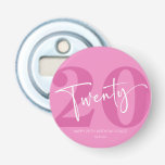 Pink Twenty 20th Twentieth Birthday Party Gift Bottle Opener<br><div class="desc">This is a Pink Twenty 20th Twentieth Birthday Party Gift Bottle Opener!</div>