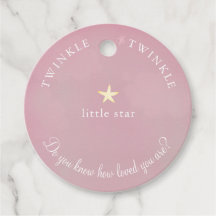 Pink Twinkle Little Star Baby Shower Birthday
