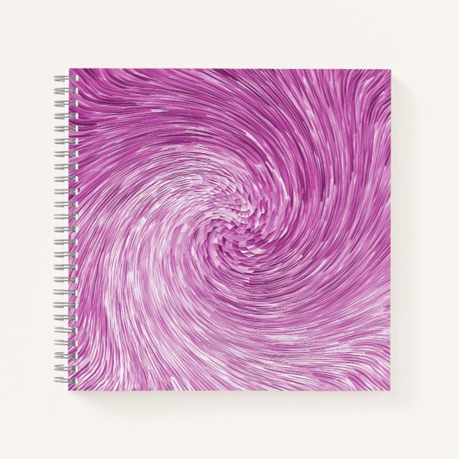 Pink Twirl...... Notebook (Front)