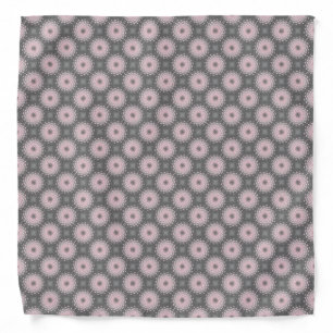 Pink Twirl Pattern Dot Bandana