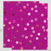 Pink Twisty Polka Dot Spiral 2-Sided Scrap Paper (Front/Back)