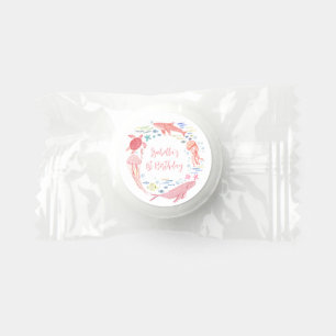 Pink Under The Sea 1st Birthday Life Saver® Mints
