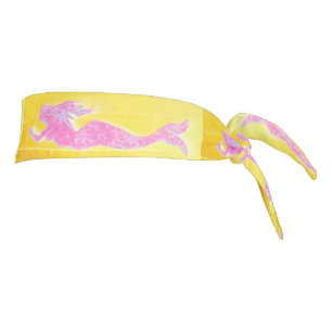 pink underwater mermaid Thunder_Cove Tie Headband