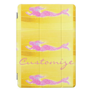 Pink underwater mermaids  iPad pro cover