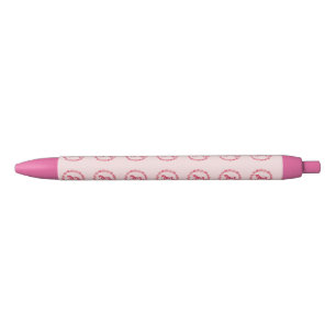 Pink unicorn and flowers pen