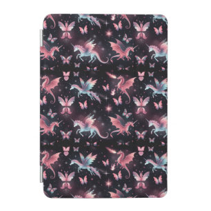 Pink Unicorn Dragon Mix iPad Mini Cover