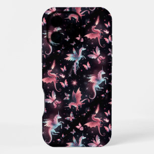 Pink Unicorn Dragon Mix iPhone 16 Pro Max Case
