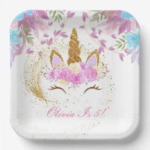 Pink unicorn girl birthday 