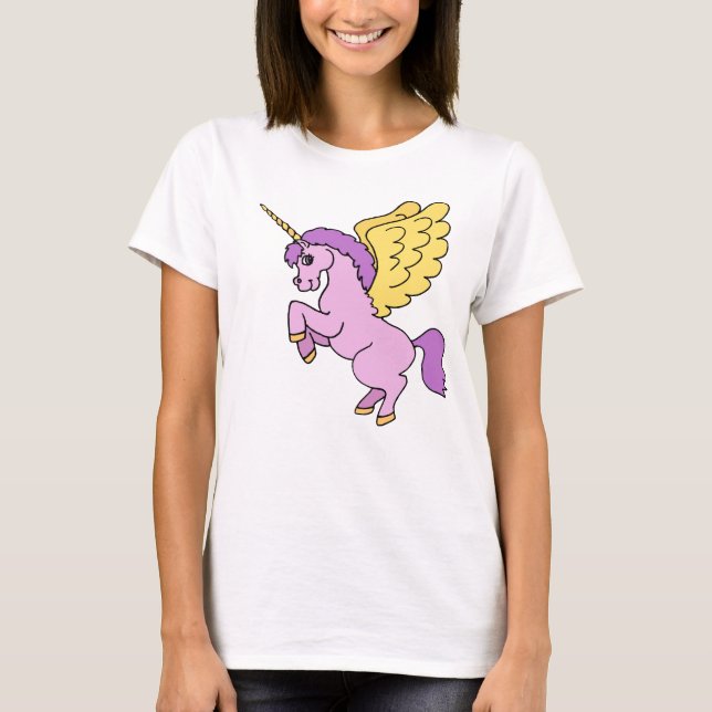 Pink Unicorn Graphic T-Shirt (Front)