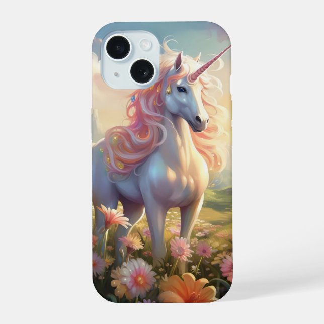 Pink Unicorn Iphone Case (Back)