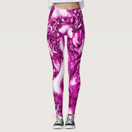 Pink Unicorn Leggings